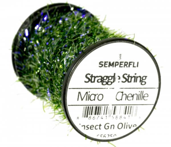 Semperfli Straggle String Micro Chenille Olive 