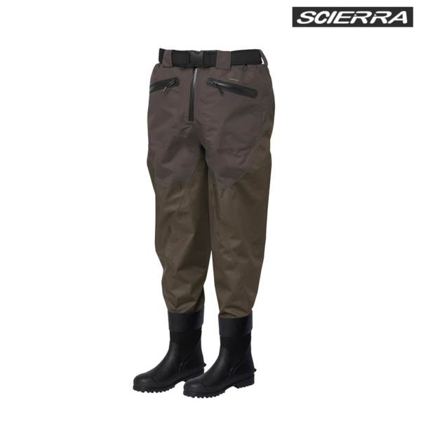 Scierra® Helmsdale Waist Bootfoot Waders Cleated Sole Angus Angling