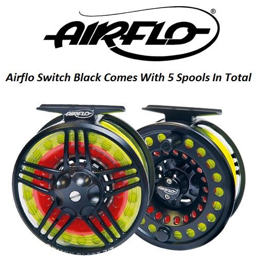 Airflo® Switch Black Cassette Fly Reel 7/9