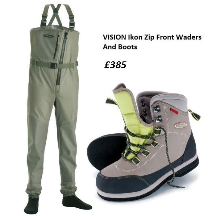 Vision Waders Size Chart