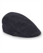Hoggs of Fife Windowpane Waterproof Tweed Hat