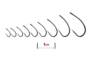 Fulling Mill Hooks - All Purpose Grub Black Nickel FM-1190 NEW