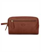 Hoggs of Fife Monarch Leather Wash Bag 
