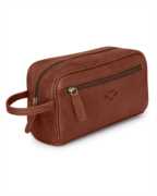 Hoggs of Fife Monarch Leather Wash Bag 