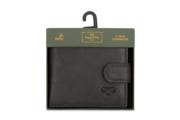 Hoggs of Fife Monarch Leather Coin Wallet with Tab