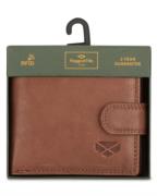 Hoggs of Fife Monarch Leather Coin Wallet with Tab