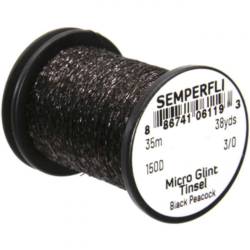 Semperfli® Micro Glint Nymph Tinsel - Black Peacock