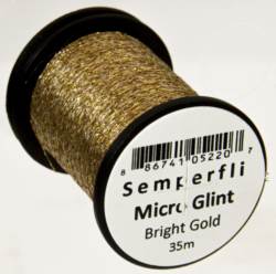 Semperfli® Micro Glint Nymph Tinsel - Bright Gold