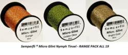 Semperfli® Micro Glint Nymph Tinsel - Range Pack All 19