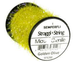 Semperfli® Straggle String Micro Chenille - Golden Olive