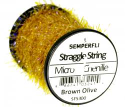 Semperfli® Straggle String Micro Chenille - Brown Olive