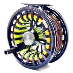Guideline ® Halo Dark Grey Sapphire Blue Fly Reel #79 DH