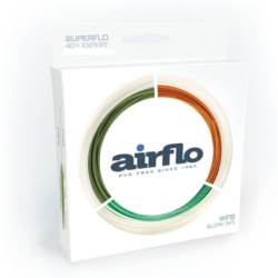 Airflo® Superflo 40+ Expert Fast Intermediate Fly Line 45ft Head - Trans Green/White