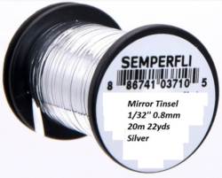 Semperfli® Mirror Tinsel - 1/32'' Silver