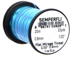 Semperfli® Mirror Tinsel - 1/32'' Blue Irise