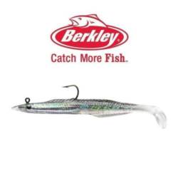 Berkleys® Mounted Sandeels 15cm Black 3 Pack 6'' 25G
