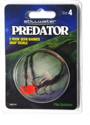 Stillwater Pike Two Hook Semi Barbed Snap Tackle (2pc) SZ4