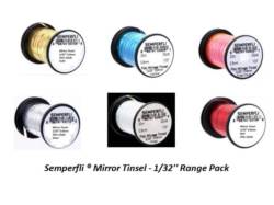 Semperfli® Mirror Tinsel - Range Pack All 6
