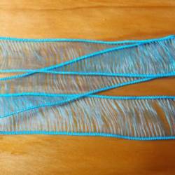 Flybox® Single Wave Pseudo Hackle - Kingfisher Blue