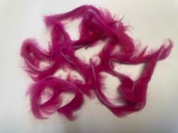 Premium Fur Rabbit Zonker Strips - Pink