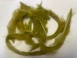 Premium Fur Rabbit Zonker Strips - Olive