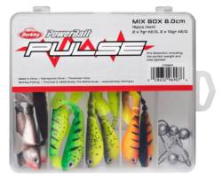 Berkleys® Pulse Shad Mix Box with Jigheads 8cm - 1550663