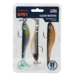 Abu Garcia® McPrey 10gr Rigged 3-Pack - Clear Waters