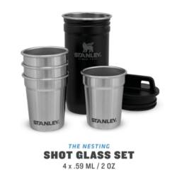 Stanley Adventure Nesting Shot Glass Set - Matte Black