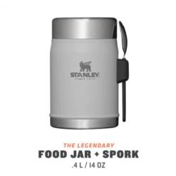 Stanley Classic Legendary Food Jar + Spork | 14OZ | 0.4L - Ash
