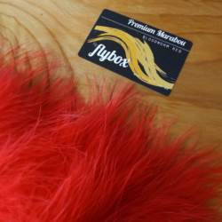 Flybox® Marabou (Premium Marabou) 12pcs - Bloodworm Red