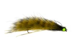Mini Weighted Snake Olive & Gold Barbless
