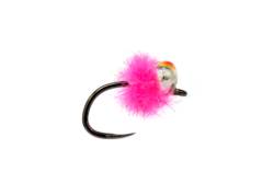 Croston's Tungsten Mini Egg Fluorescent Hot Pink Barbless
