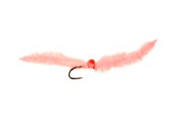 Croston's Mini Cocktail Worm Coral Barbless