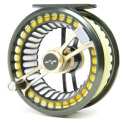 Guideline ® Fario LW 46 Fly Reel - Dk. Grey Green/Gold