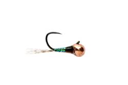 Croston's FMJ Micro Perdigon Olive Widow Barbless