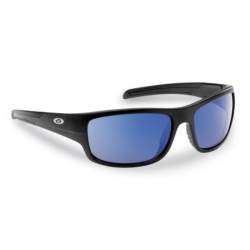 Shoal Flying Fisherman Sunglasses - Black/Smoke/Blue Mirror - 7709BSB