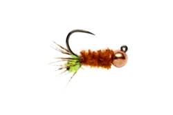 Chewing Gum Cased Caddis Chartreuse Barbless