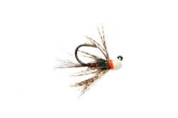 White Bead PT Jig Barbless