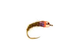 Red Collar Olive Bug Barbless