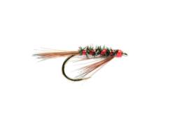 Red Holographic Barbless