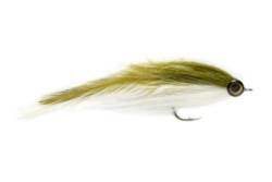 Two Tone Brushy Olive & White