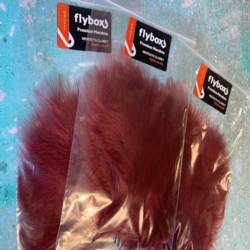 Flybox® Marabou (Premium Marabou) 12pcs - Menteith Claret