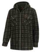 Hoggs of Fife Caithness Hooded Fleece Shacket