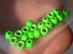 Flybox® Brass Hotheads - Fl Lime (20) (3.8mm)