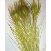 Flybox® Bleached And Dyed Peacock Eyes - Fl Yellow x 2