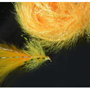 Flybox® Medium Crystal Hackle 10mm - Fl Sunburst