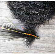 Flybox® Medium Crystal Hackle 10mm - Jet Black