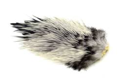 Whiting Brahma Rooster Saddle Cape - Silver Badger