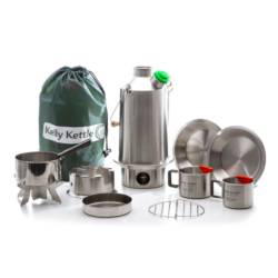 Kelly Kettle - Ultimate 'Base Camp' Kit - VALUE DEAL (Stainless Steel)