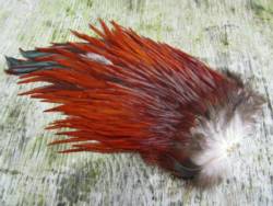 Irish Fly Supplies Domestic Cock Saddle - Red Game